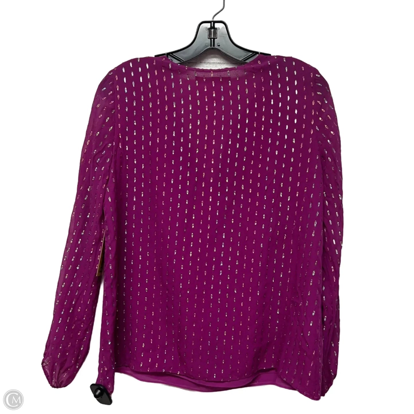 Top Long Sleeve Designer By Lilly Pulitzer In Purple, Size: S