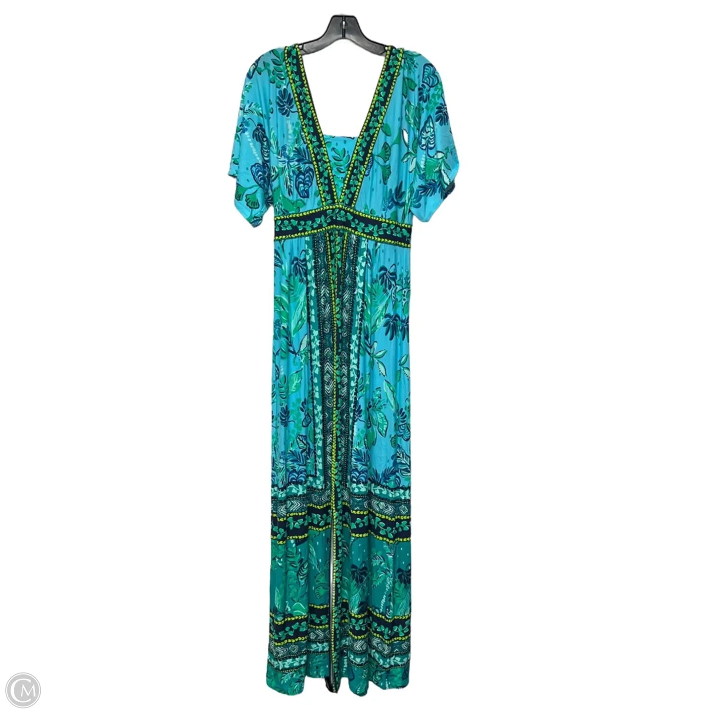 Dress Designer By Lilly Pulitzer In Blue & Green, Size: S