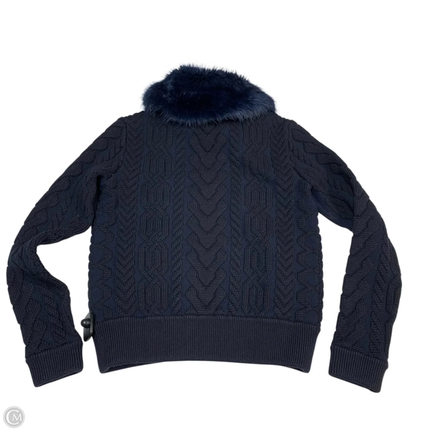 Jacket Designer By Tory Burch In Navy, Size: Xs