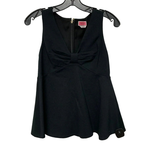 Top Sleeveless Designer By Kate Spade In Black, Size: Xs