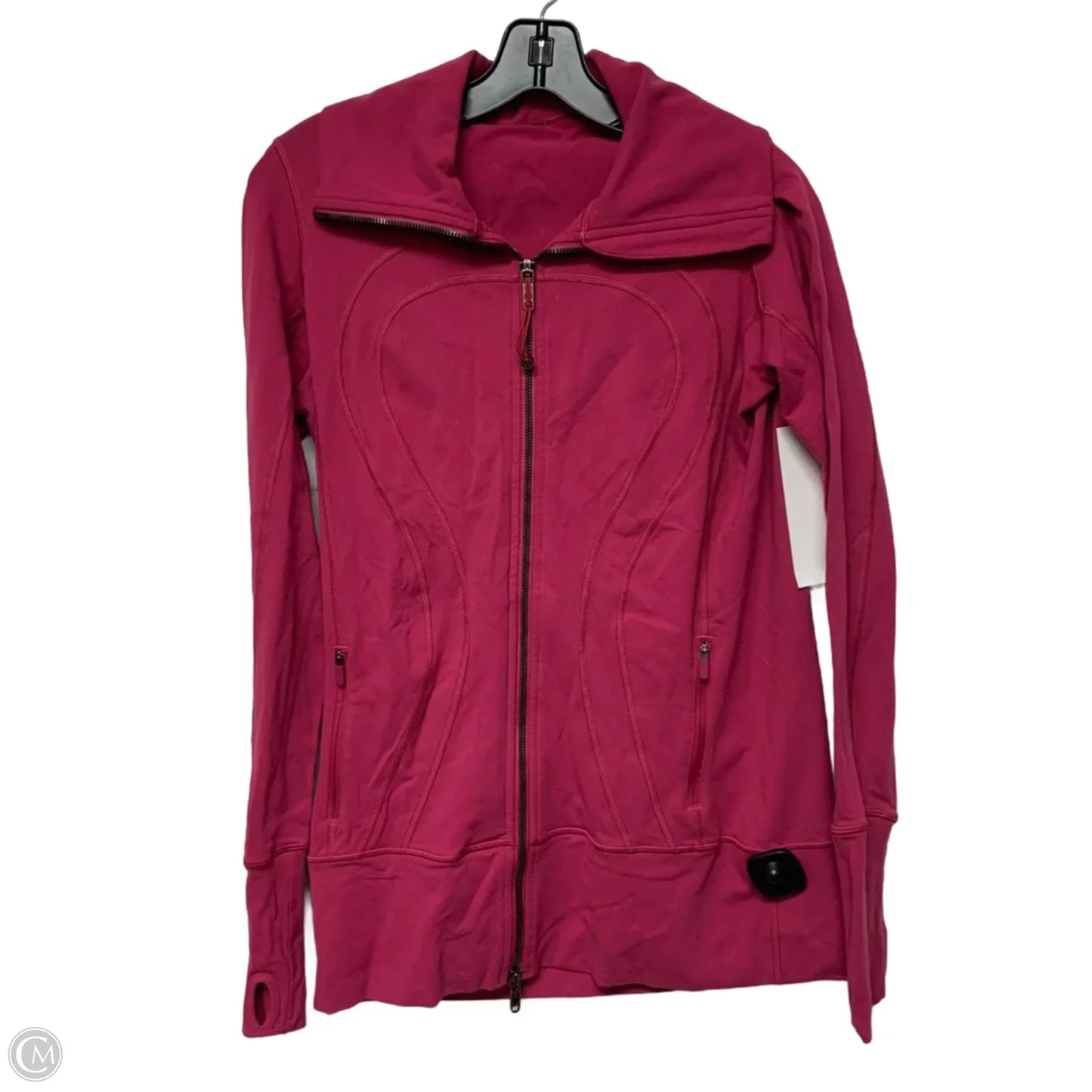 Athletic Jacket By Lululemon In Pink, Size: M