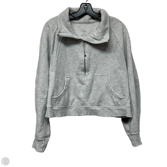 Athletic Sweatshirt Collar By Lululemon In Ivory, Size: Xl