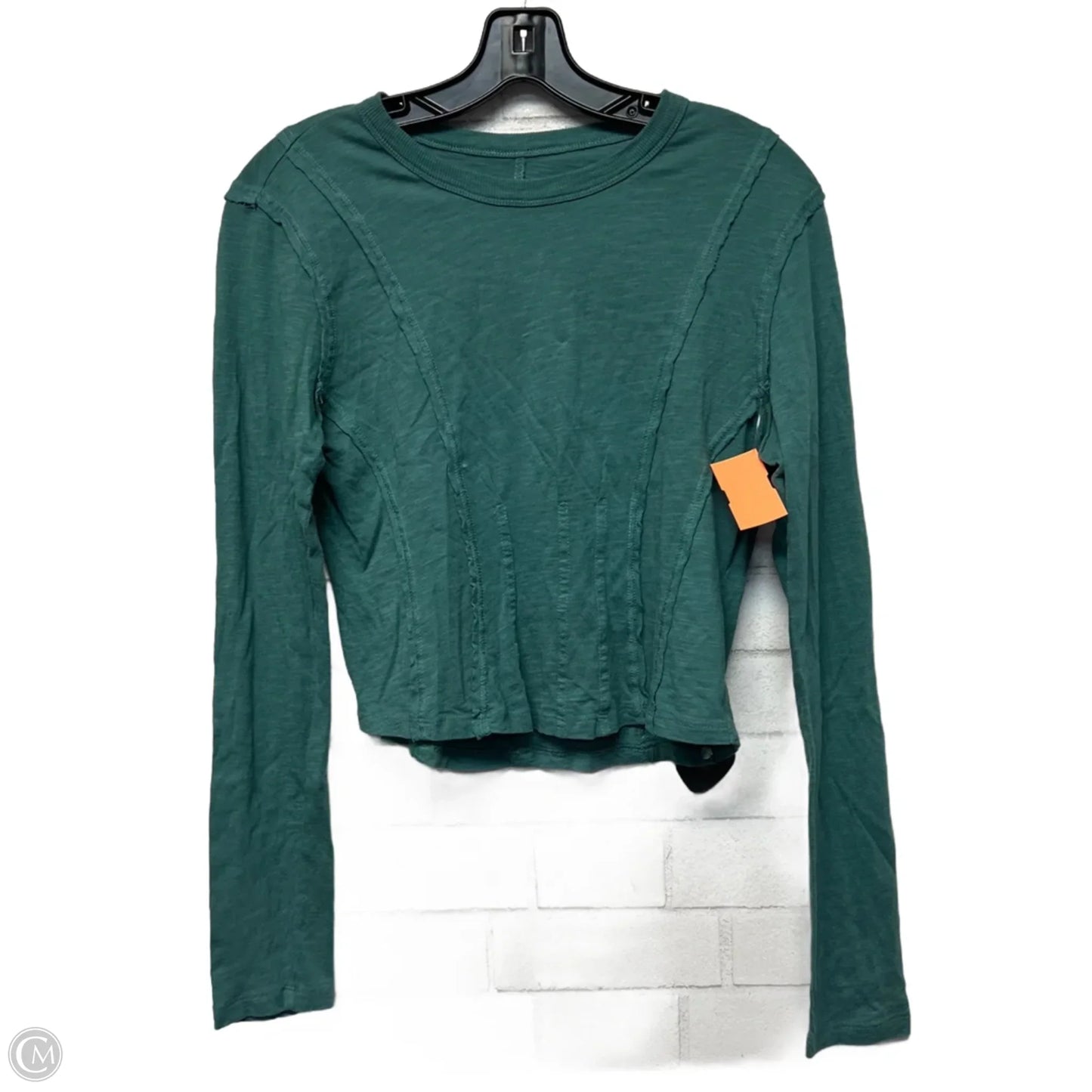 Top Long Sleeve By Pilcro In Green, Size: S