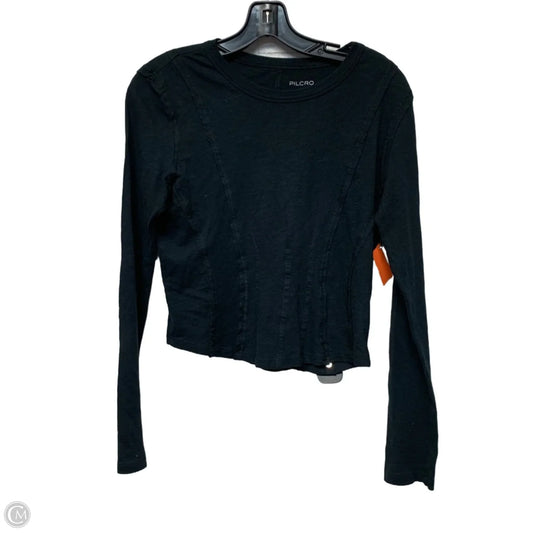 Top Long Sleeve By Pilcro In Black, Size: S