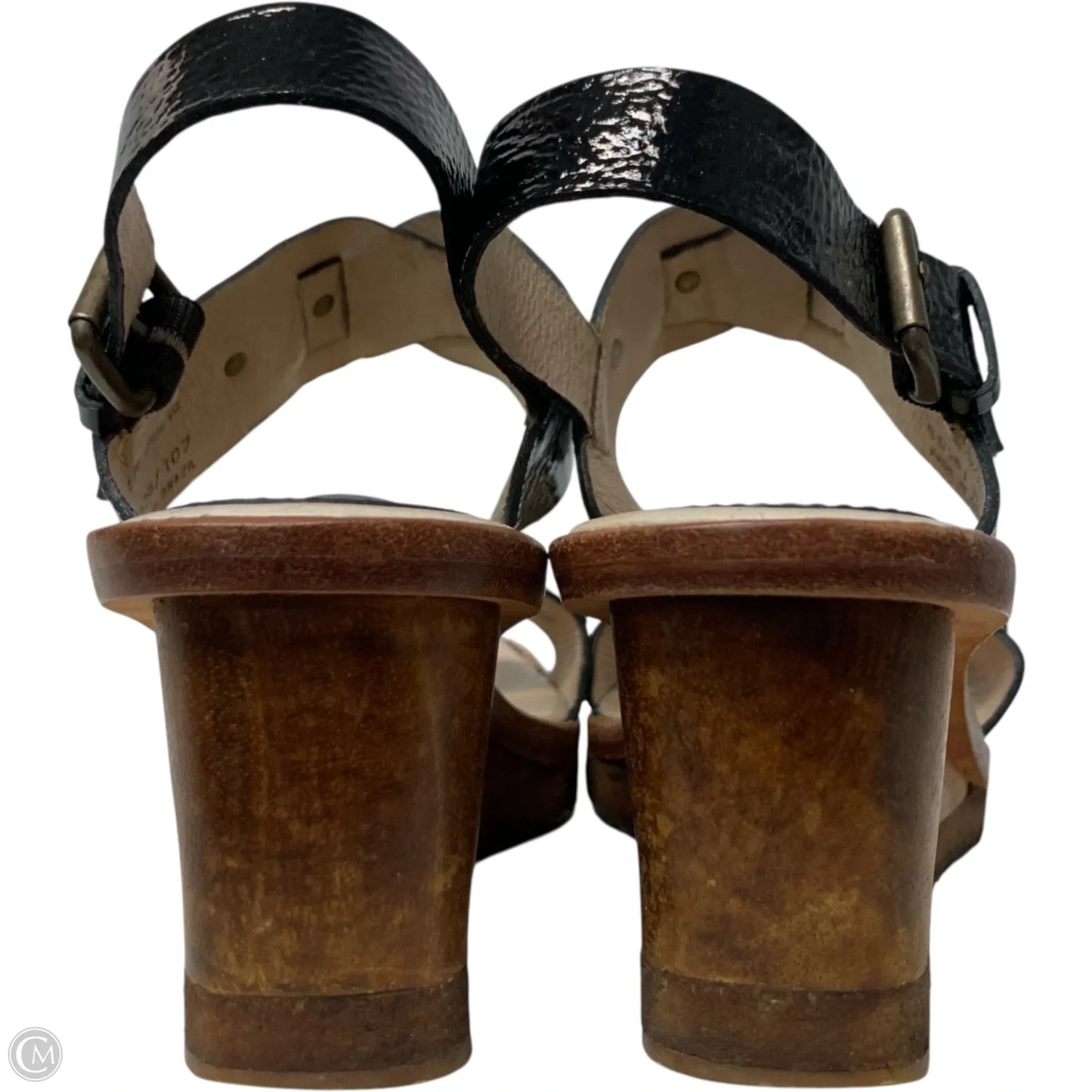 Sandals Designer By Frye In Black, Size: 6