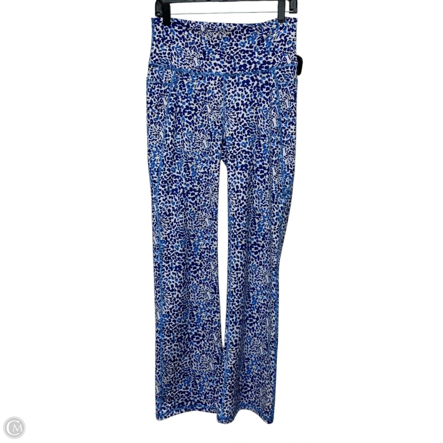 Pants Designer By Lilly Pulitzer In Blue & White, Size: L