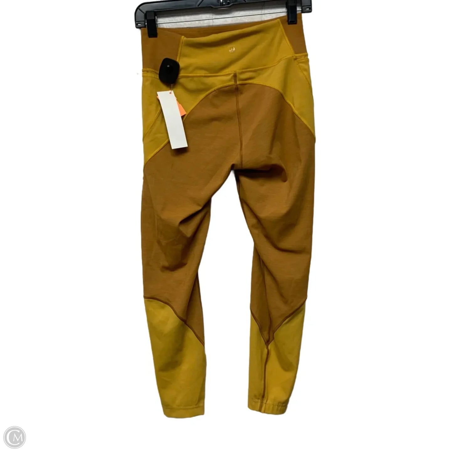 Athletic Leggings By Lululemon In Yellow, Size: M