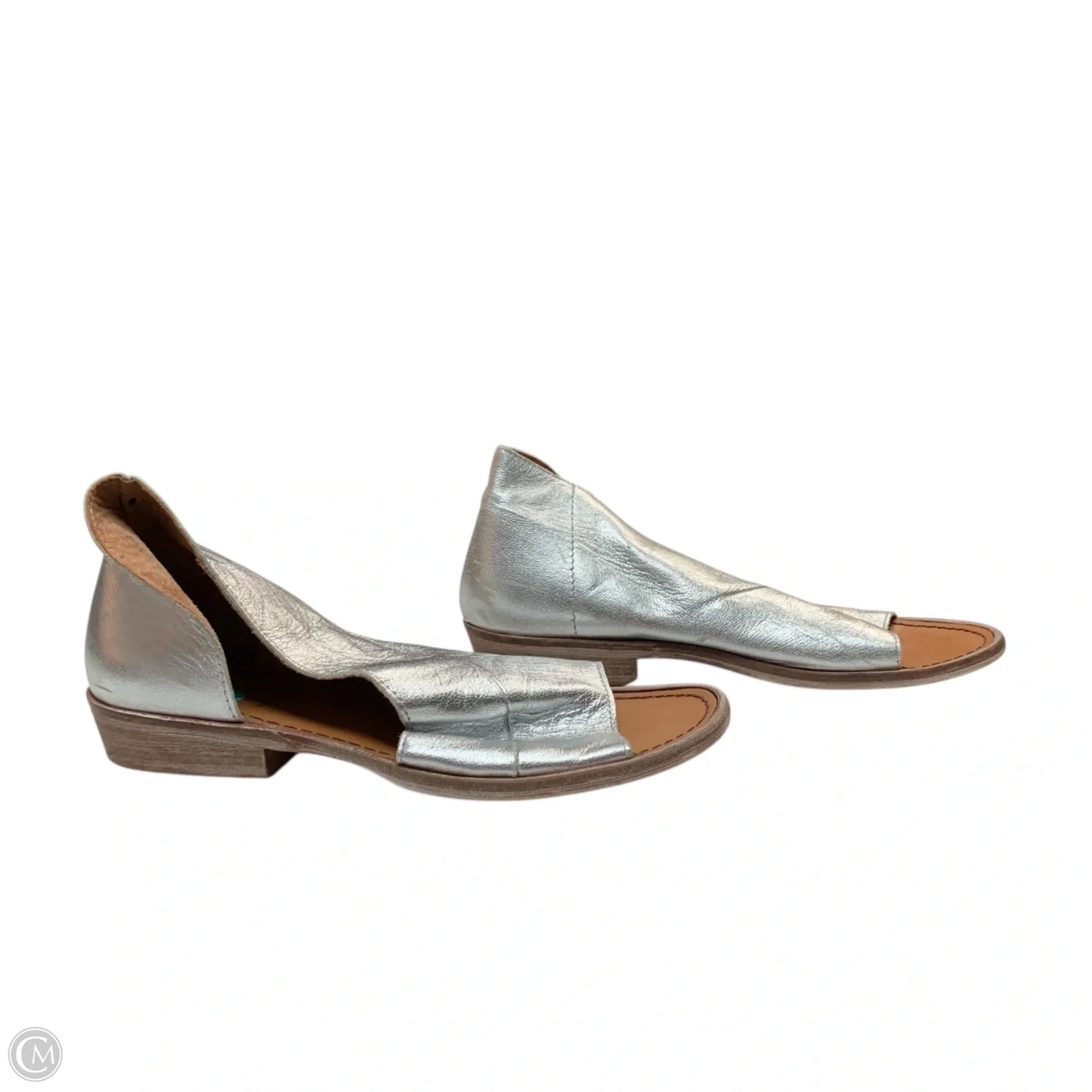 Sandals Flats By Free People In Silver, Size: 7.5