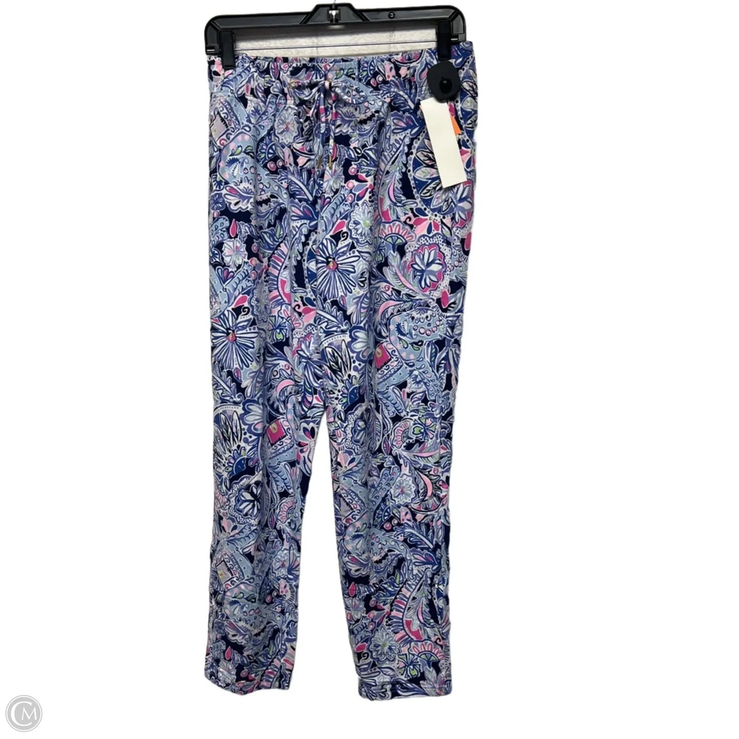 Pants Designer By Lilly Pulitzer In Pink & Purple, Size: L