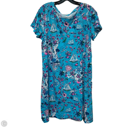 Dress Designer By Lilly Pulitzer In Blue, Size: Xl