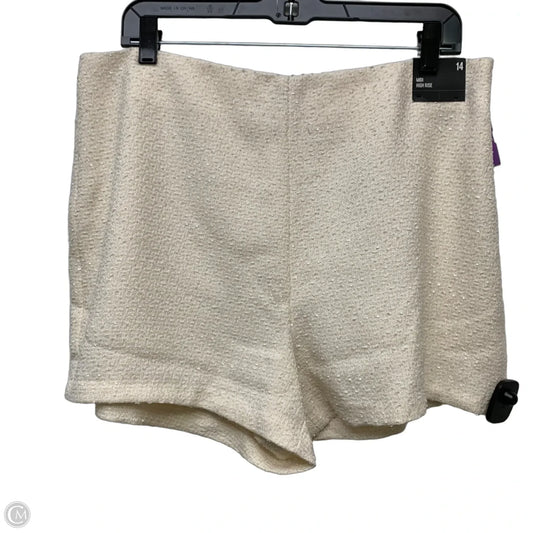 Shorts By Express In Cream, Size: 14