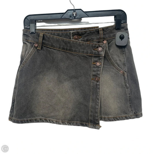 Skirt Mini & Short By We The Free In Grey Denim, Size: 0