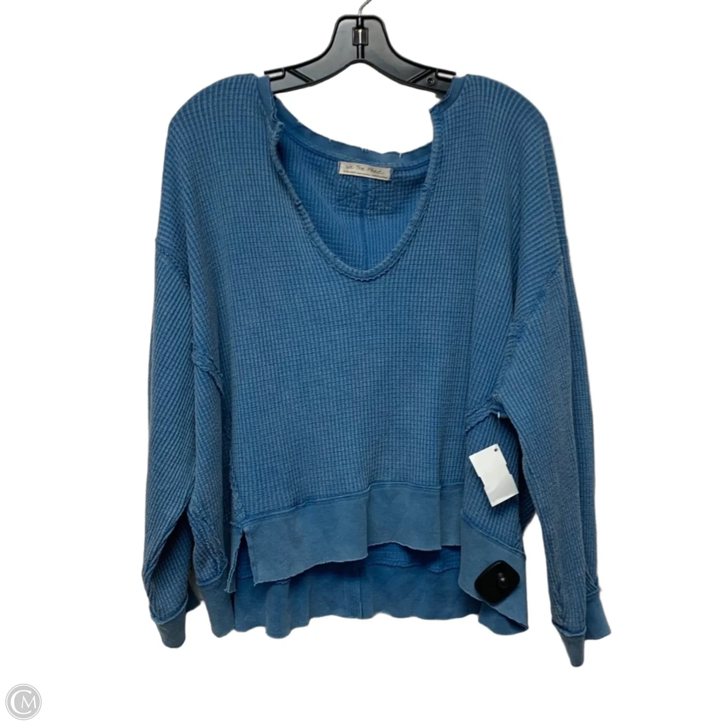 Top Long Sleeve By We The Free In Blue, Size: Xs