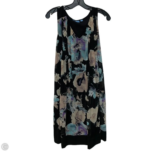 Dress Casual Short By Simply Vera In Black, Size: L