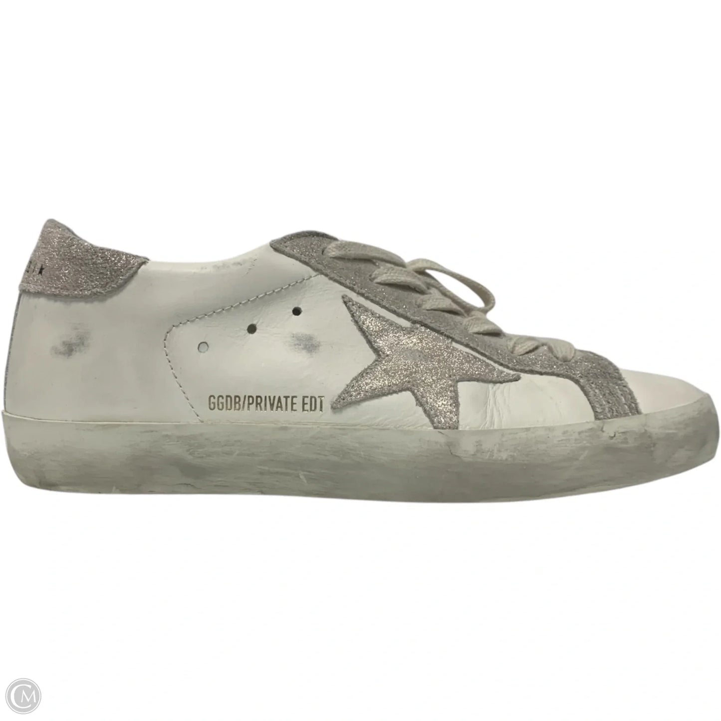 Shoes Luxury Designer By Golden Goose In Cream, Size: 6