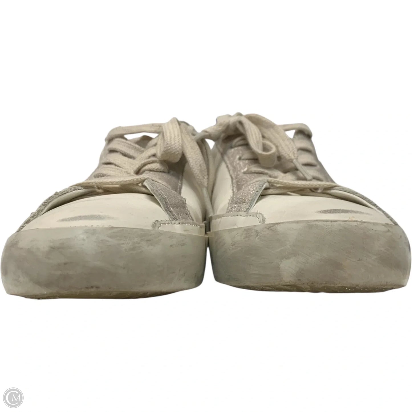 Shoes Luxury Designer By Golden Goose In Cream, Size: 6