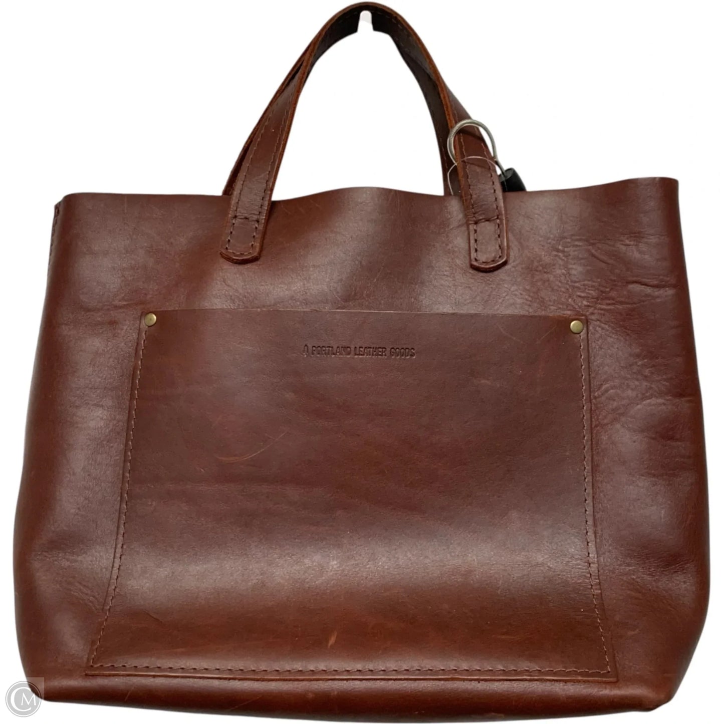 Handbag Leather By Portland Leather, Size: Medium