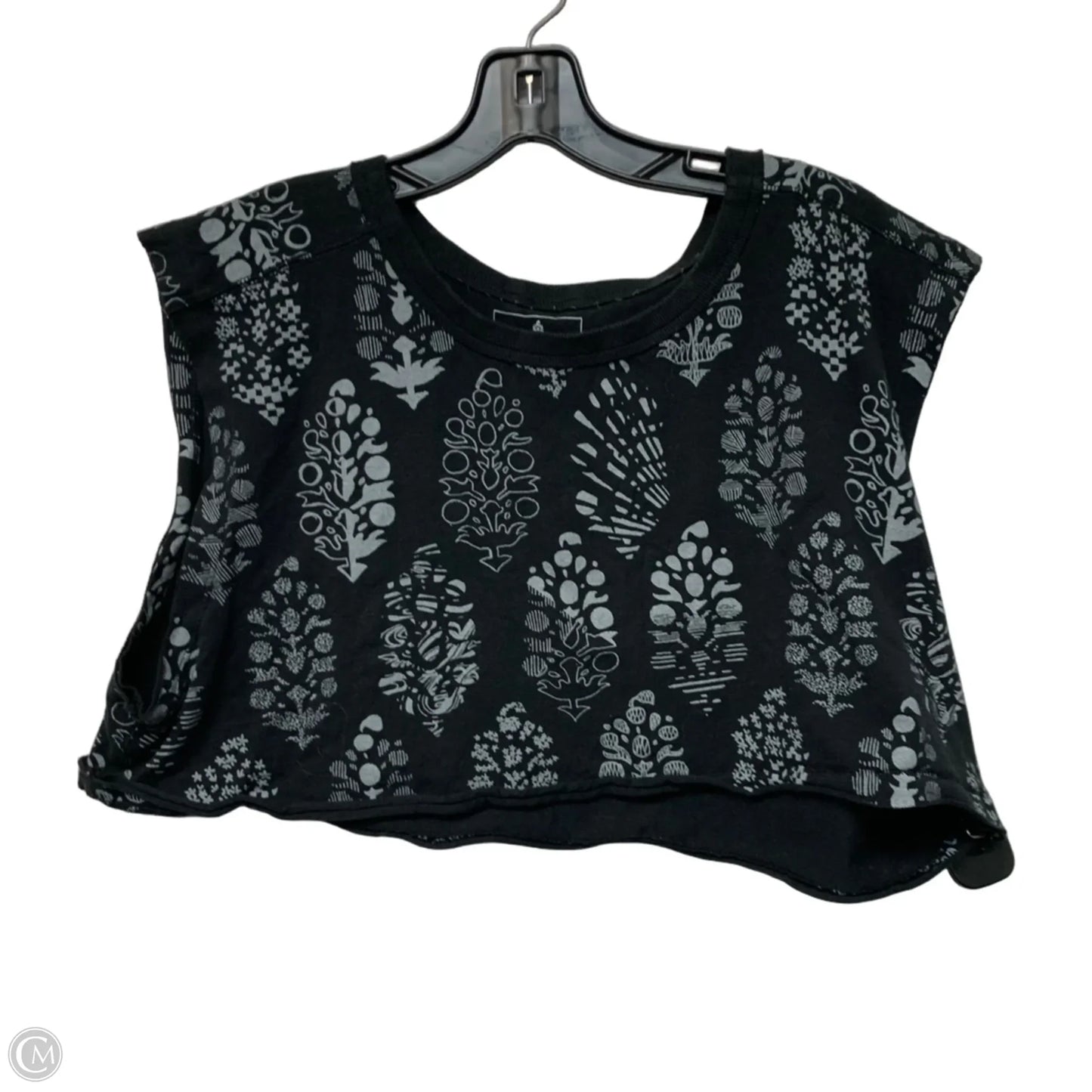 Athletic Tank Top By Free People In Black & Grey, Size: M
