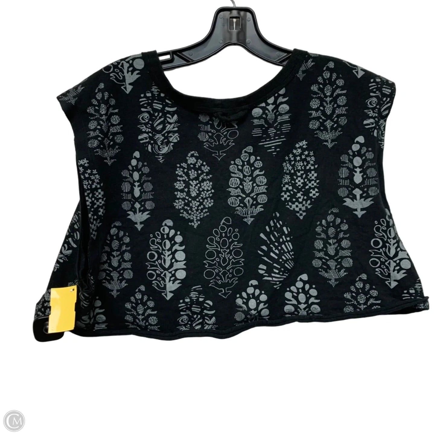 Athletic Tank Top By Free People In Black & Grey, Size: M