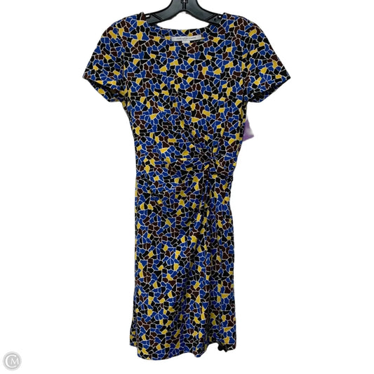 Dress Designer By Diane Von Furstenberg In Blue & Yellow, Size: 2