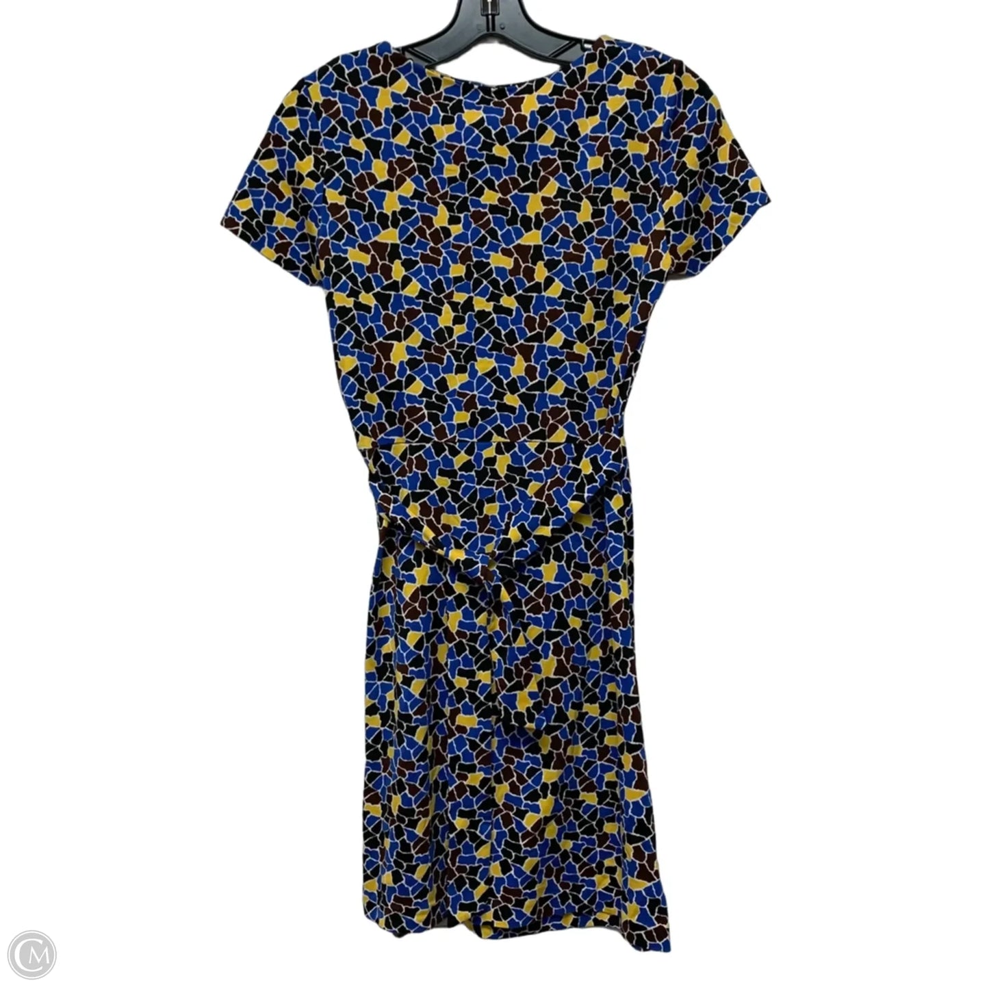 Dress Designer By Diane Von Furstenberg In Blue & Yellow, Size: 2