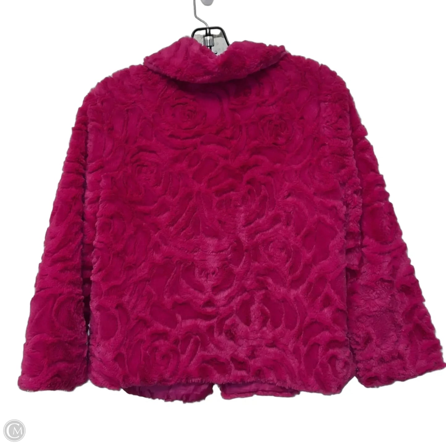 Jacket Faux Fur & Sherpa By Outfit Jpr In Pink, Size: S