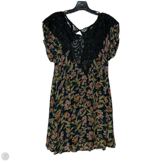 Dress Casual Short By Free People In Floral Print, Size: S