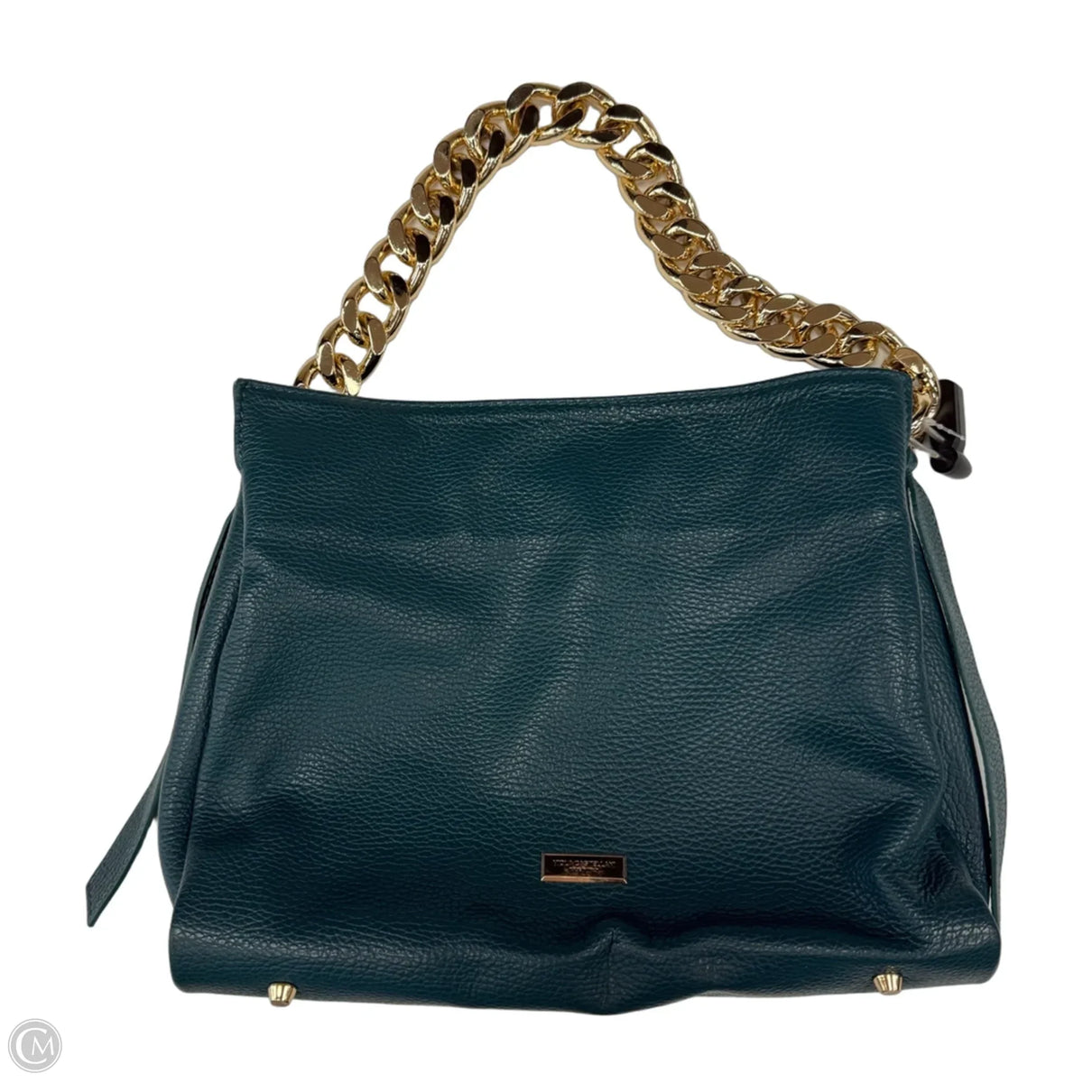 Handbag Leather By Viola Castellani, Size: Medium