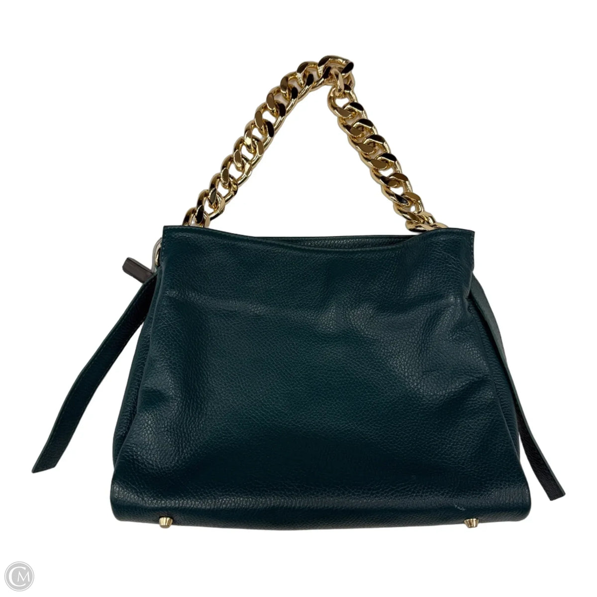 Handbag Leather By Viola Castellani, Size: Medium