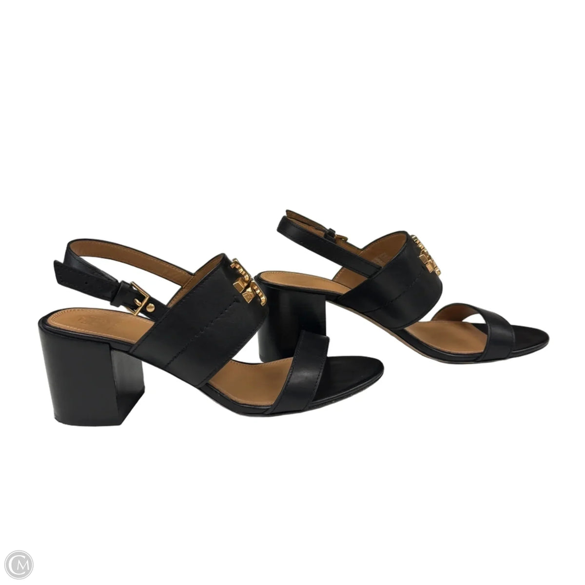 Sandals Designer By Tory Burch In Black, Size: 9.5