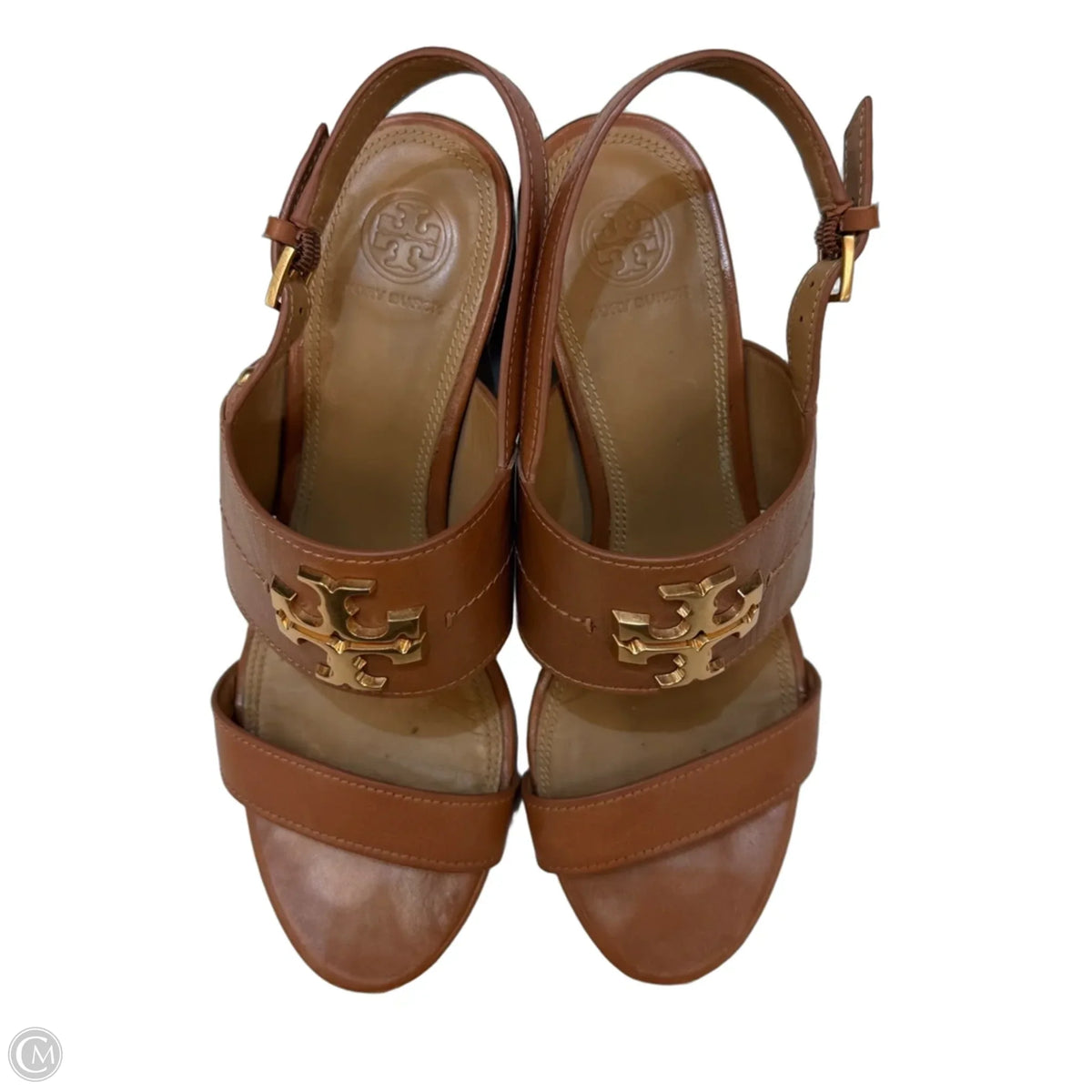 Sandals Designer By Tory Burch In Brown, Size: 9