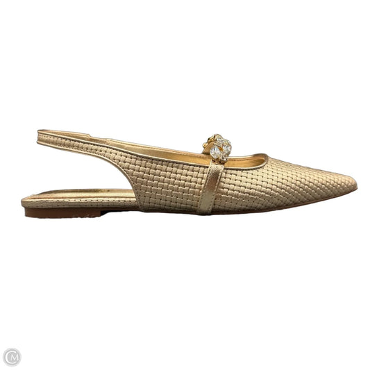 Shoes Designer By Lilly Pulitzer In Gold, Size: 6