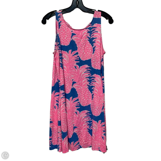 Dress Designer By Lilly Pulitzer In Blue & Pink, Size: M