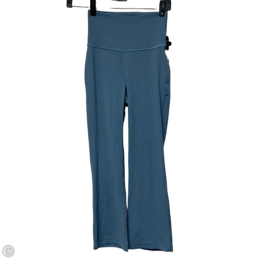 Athletic Leggings By Lululemon In Blue, Size: Xs
