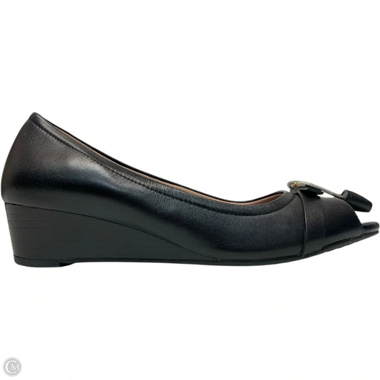 Shoes Heels Wedge By Cole-haan In Black, Size: 8
