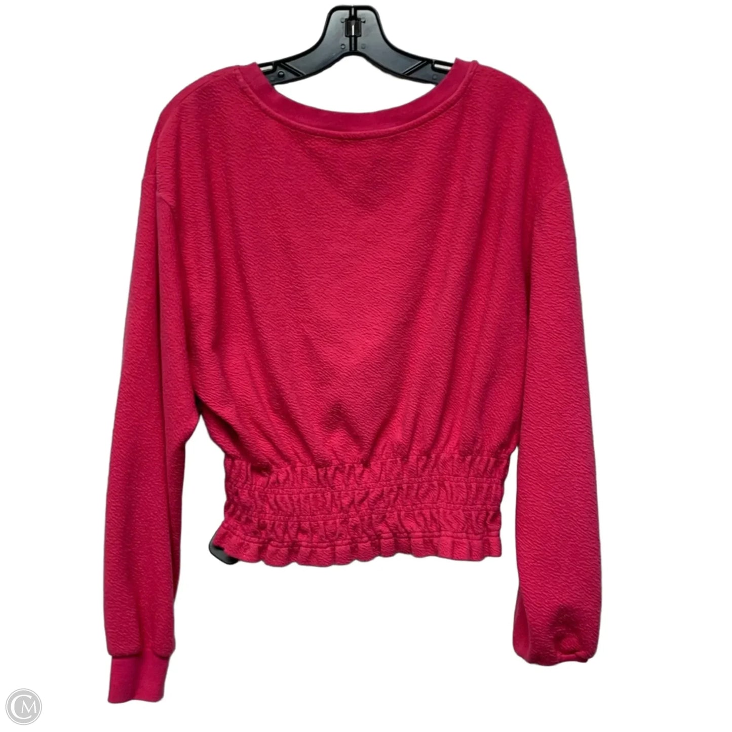 Top Long Sleeve By Maeve In Pink, Size: L