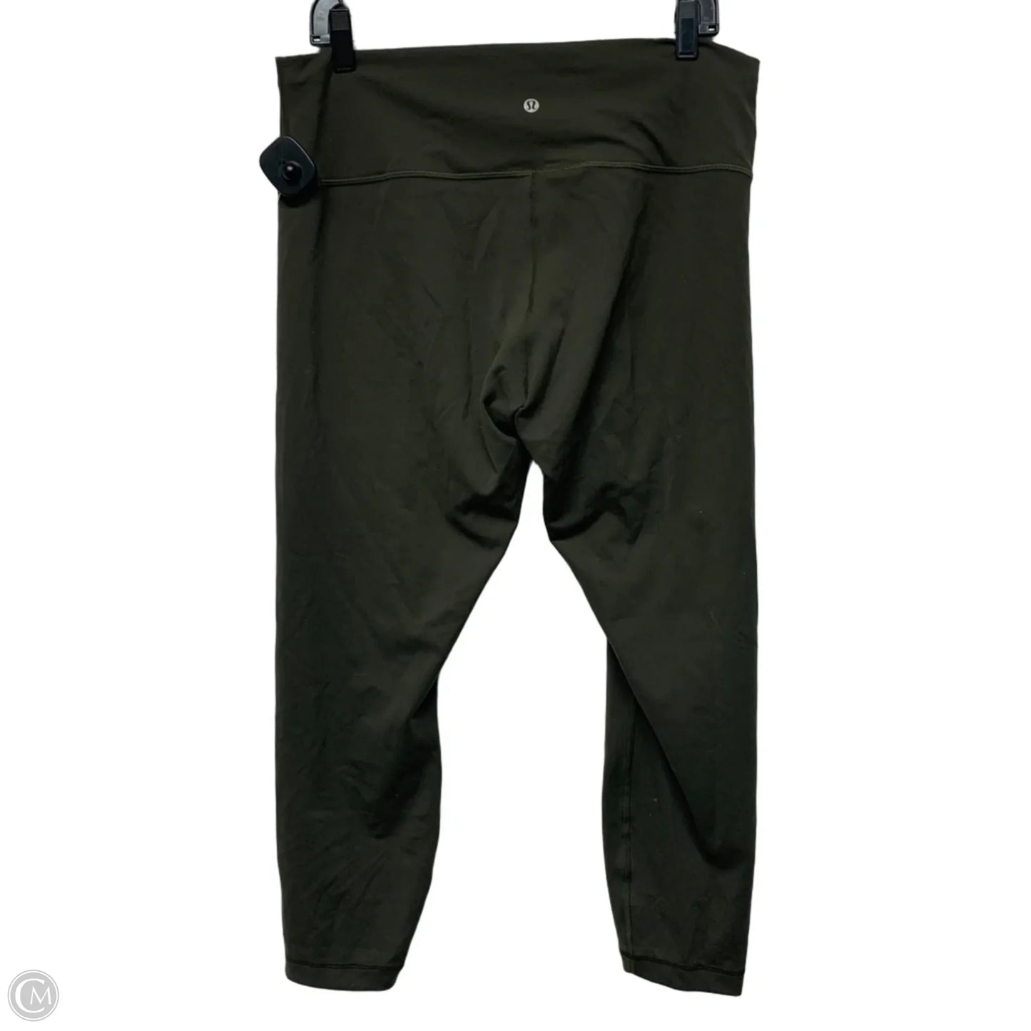 Athletic Leggings By Lululemon In Green, Size: Xl