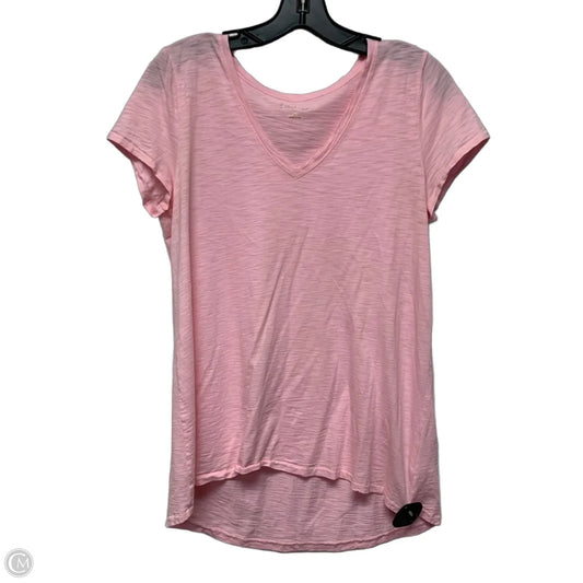 Top Short Sleeve Designer By Lilly Pulitzer In Pink, Size: M