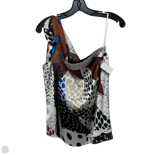 Top Sleeveless By White House Black Market In Brown & White, Size: M