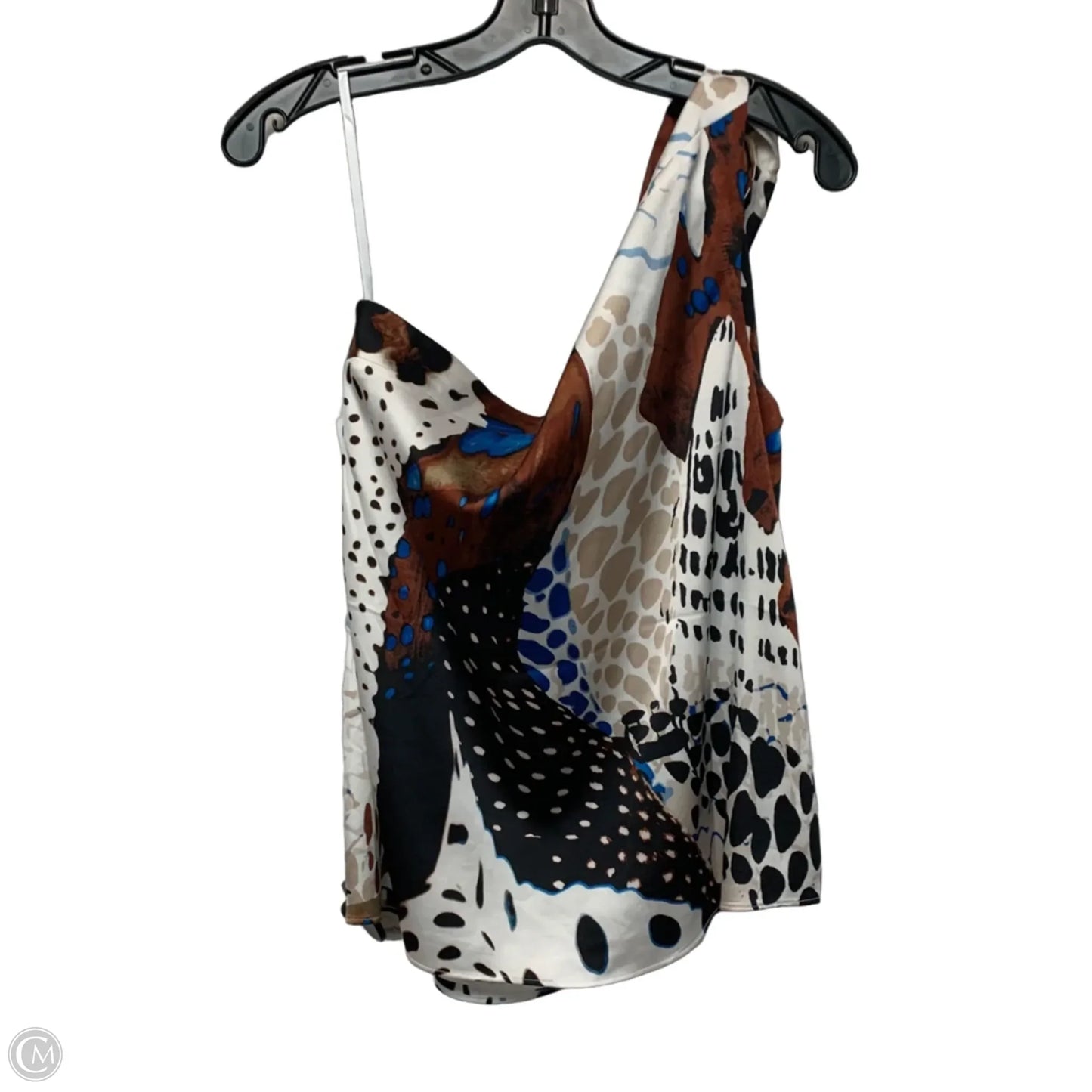 Top Sleeveless By White House Black Market In Brown & White, Size: M
