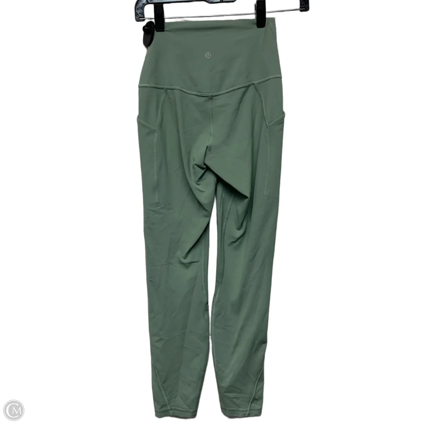 Athletic Leggings By Lululemon In Green, Size: S