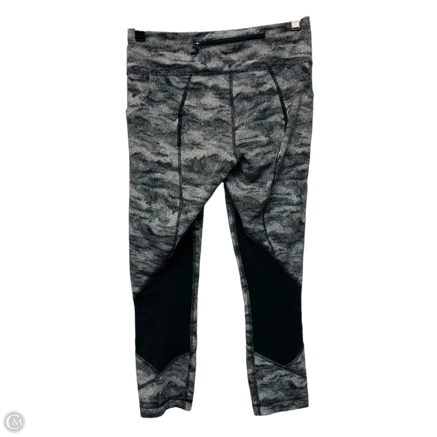 Athletic Leggings Capris By Lululemon In Grey, Size: S