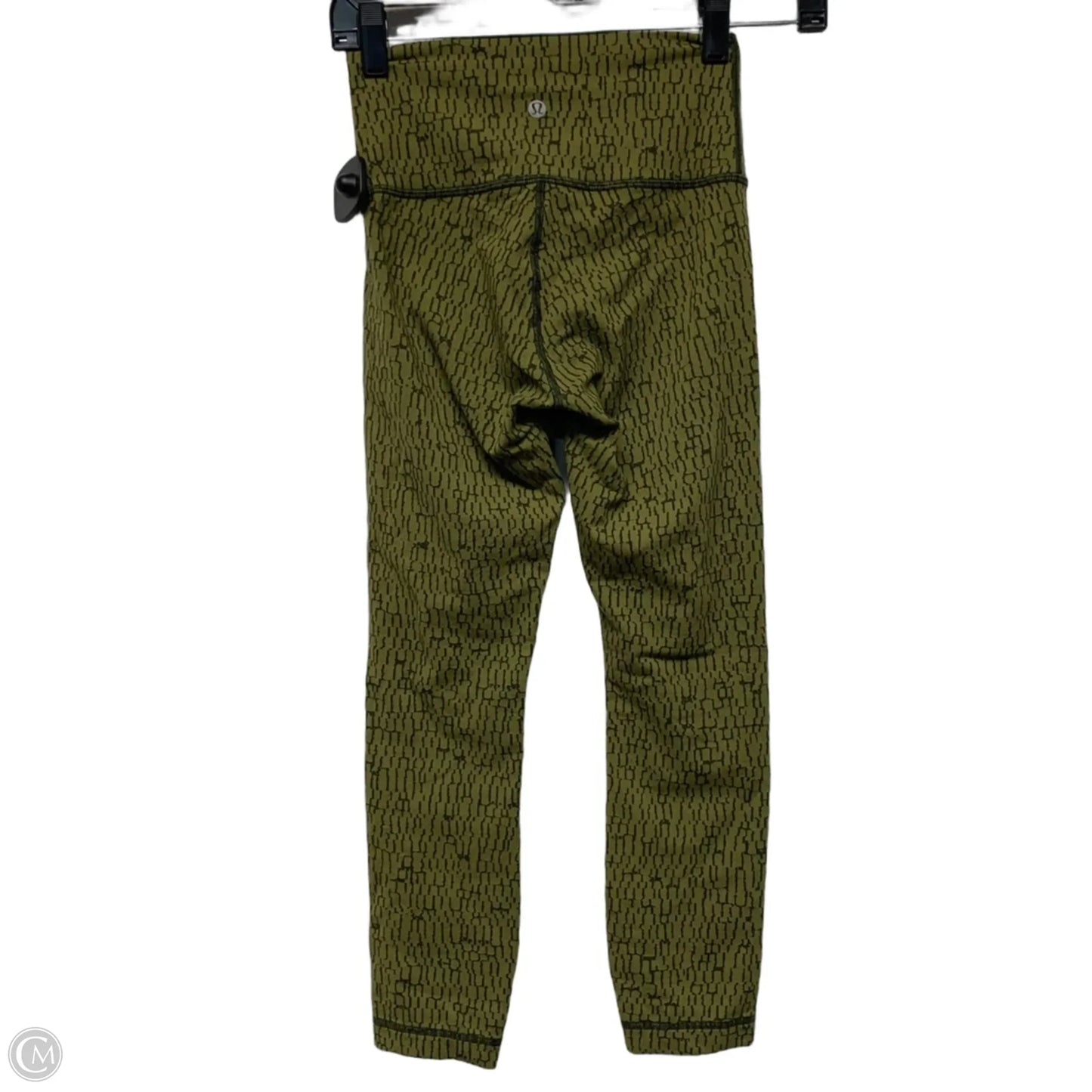 Athletic Leggings By Lululemon In Green, Size: S
