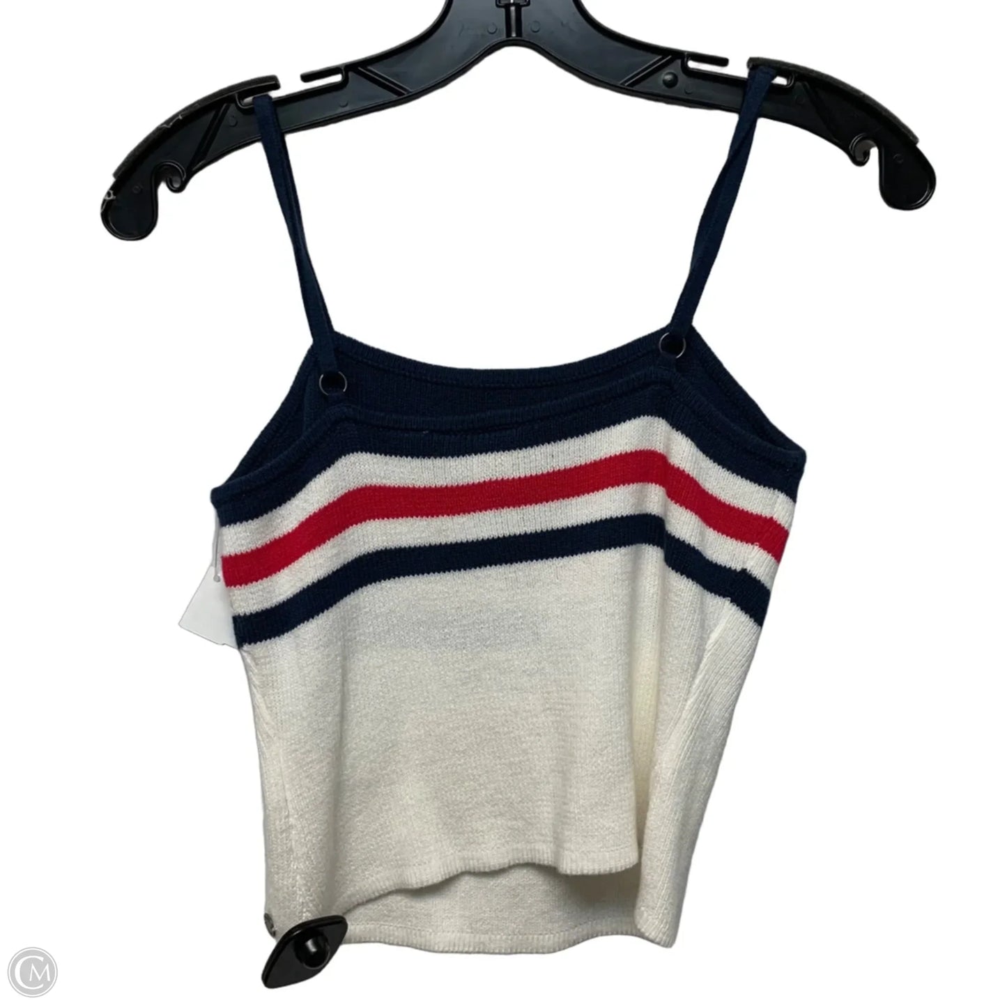 Top Sleeveless By Roxy In Blue & White, Size: S