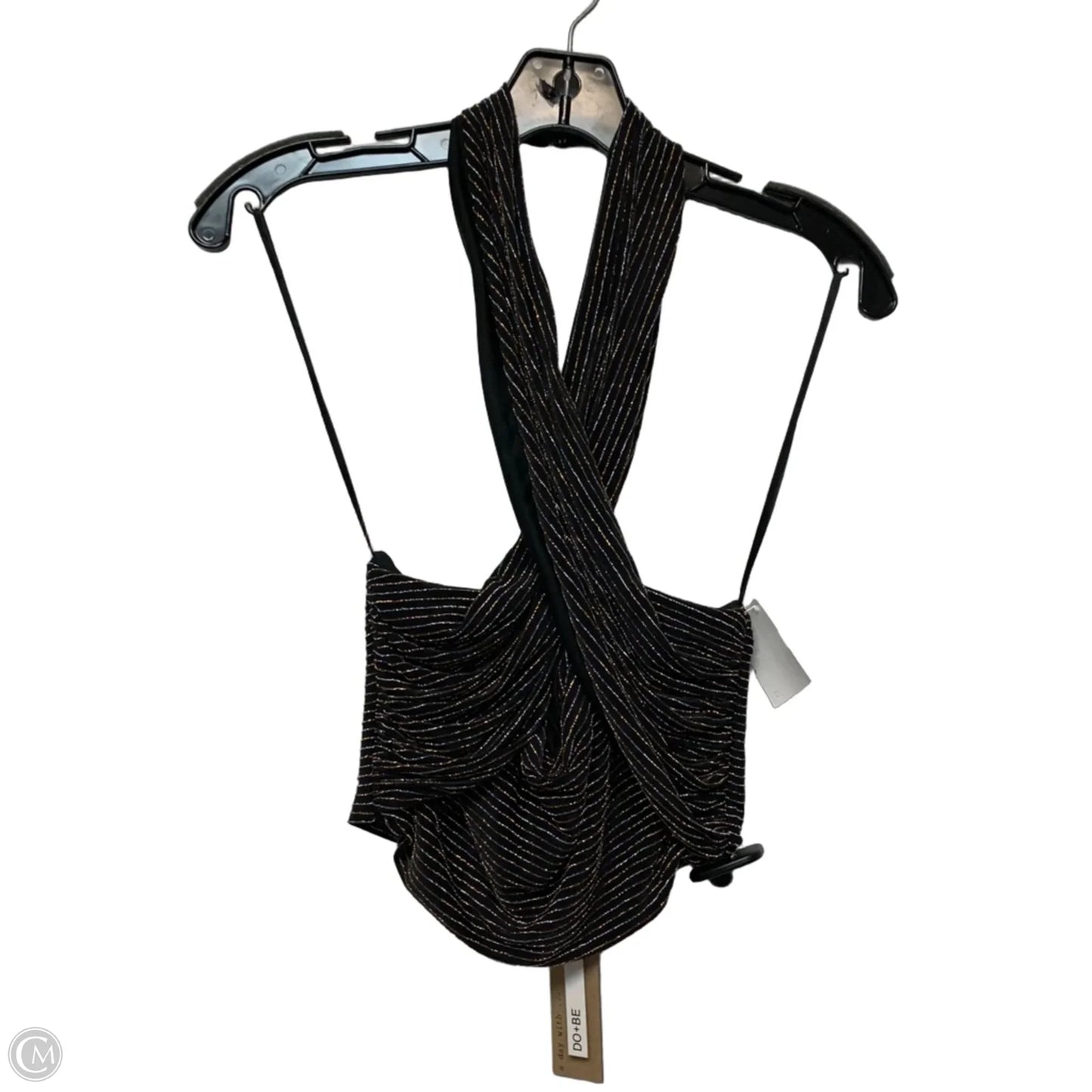 Top Sleeveless By Do + Be In Gold & Silver, Size: S