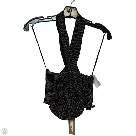 Top Sleeveless By Do + Be In Gold & Silver, Size: S