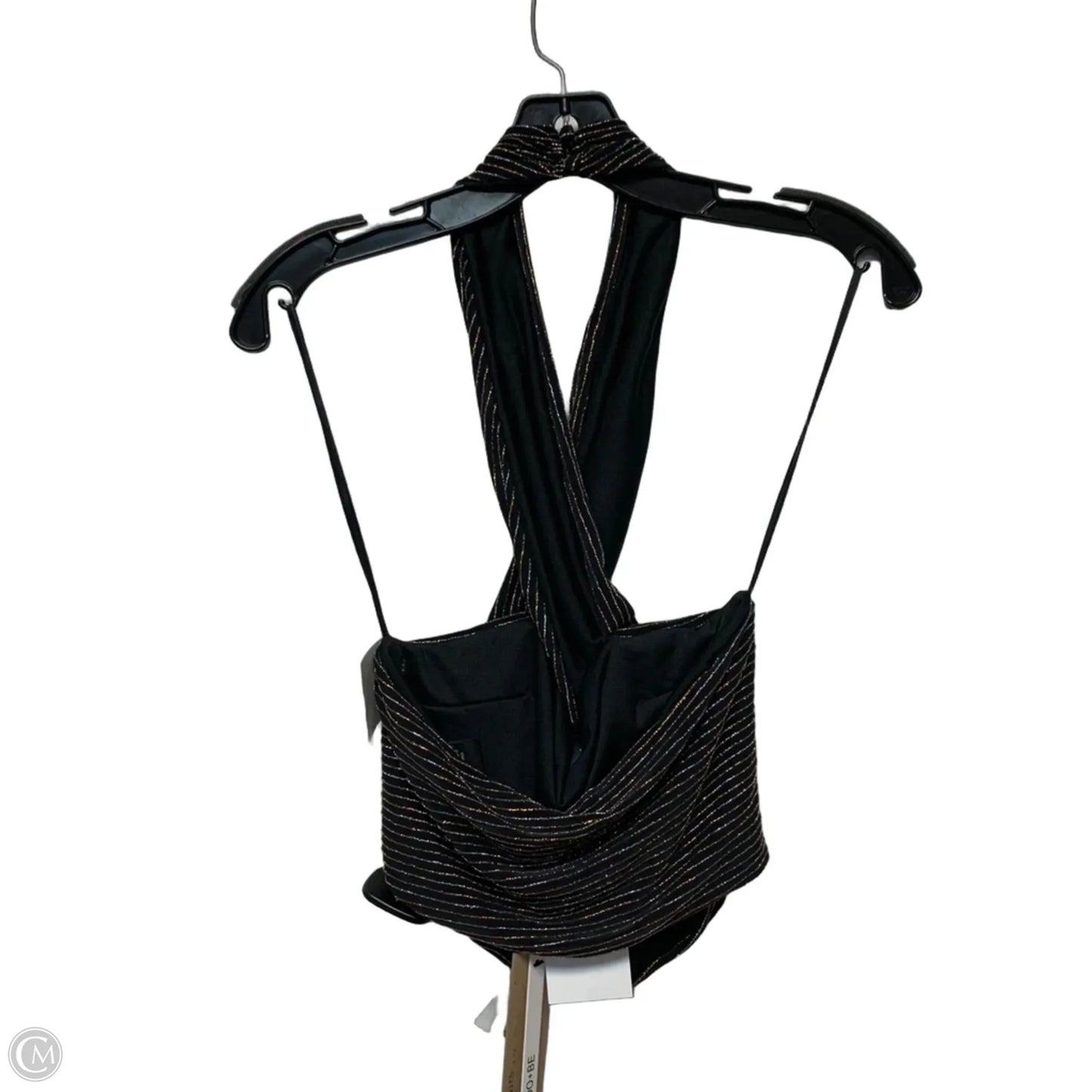 Top Sleeveless By Do + Be In Gold & Silver, Size: S