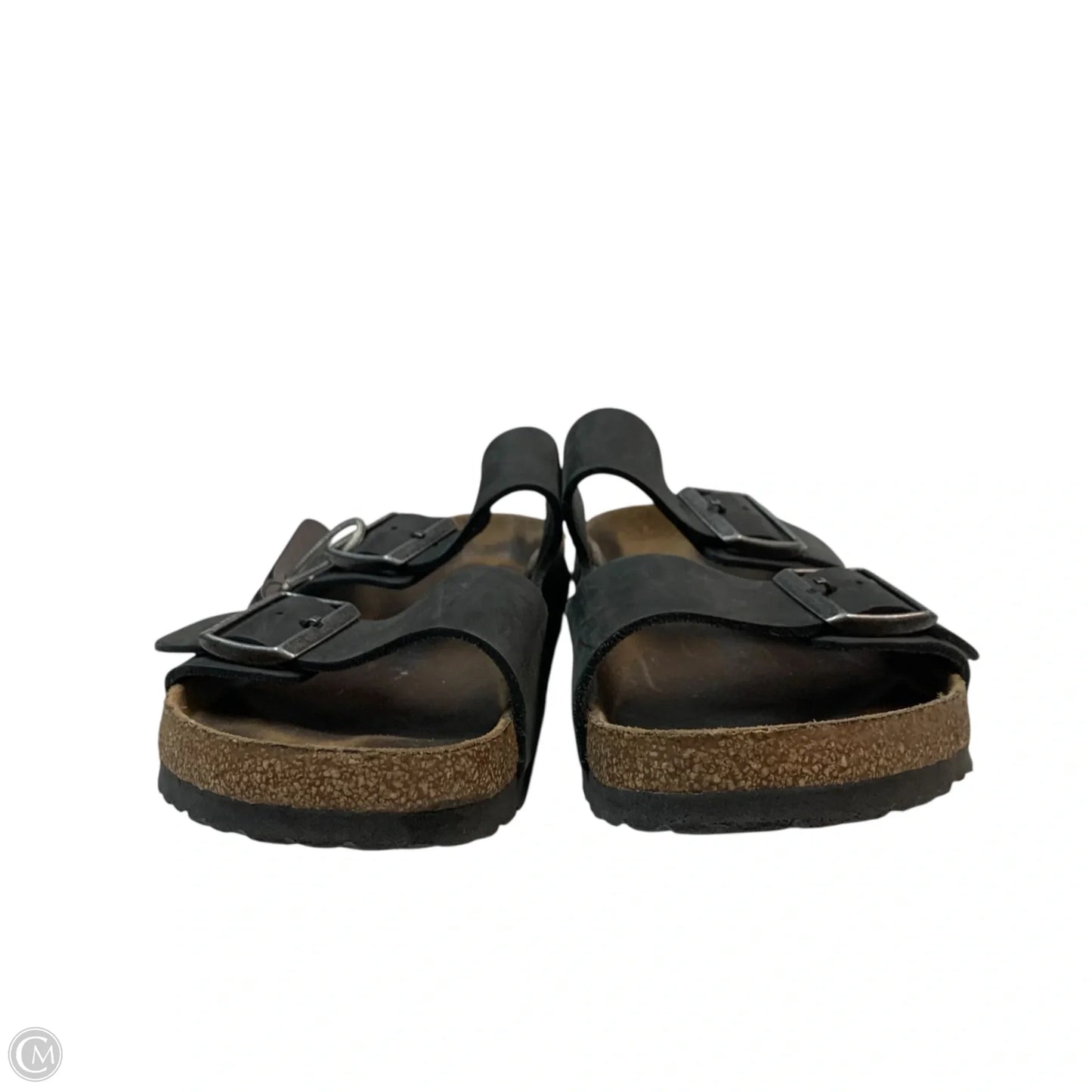 Sandals Flats By Birkenstock In Black, Size: 8