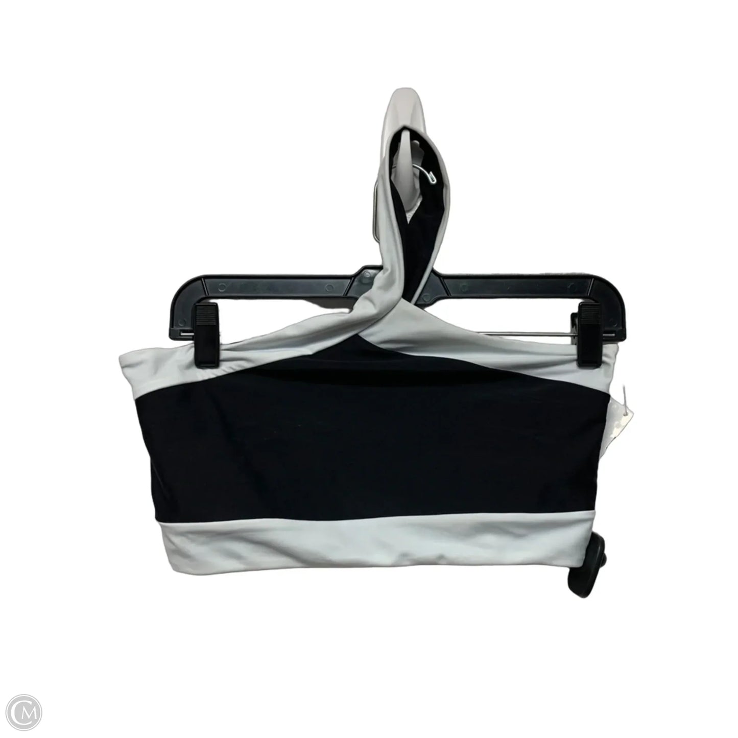 Swimsuit Top By Kbswim In Black & White, Size: L