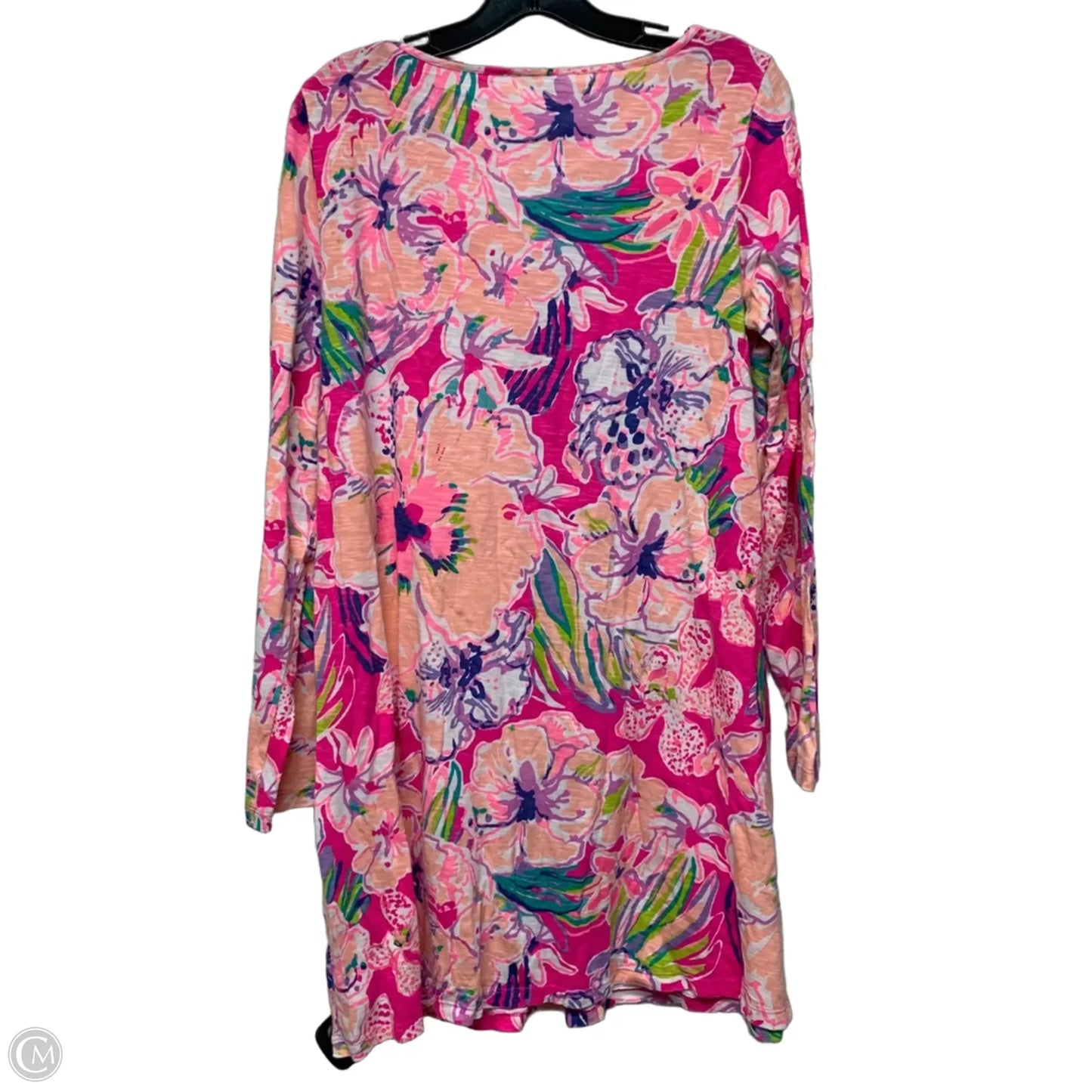 Dress Designer By Lilly Pulitzer In Blue & Pink, Size: L
